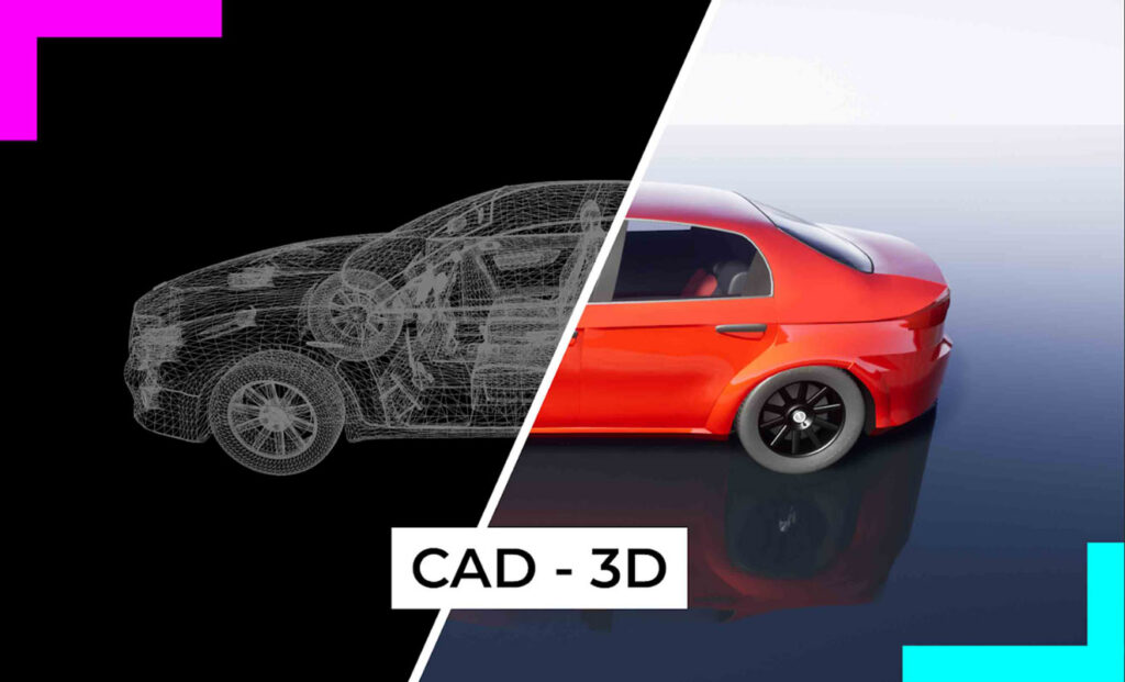 3D Modell von einem Auto